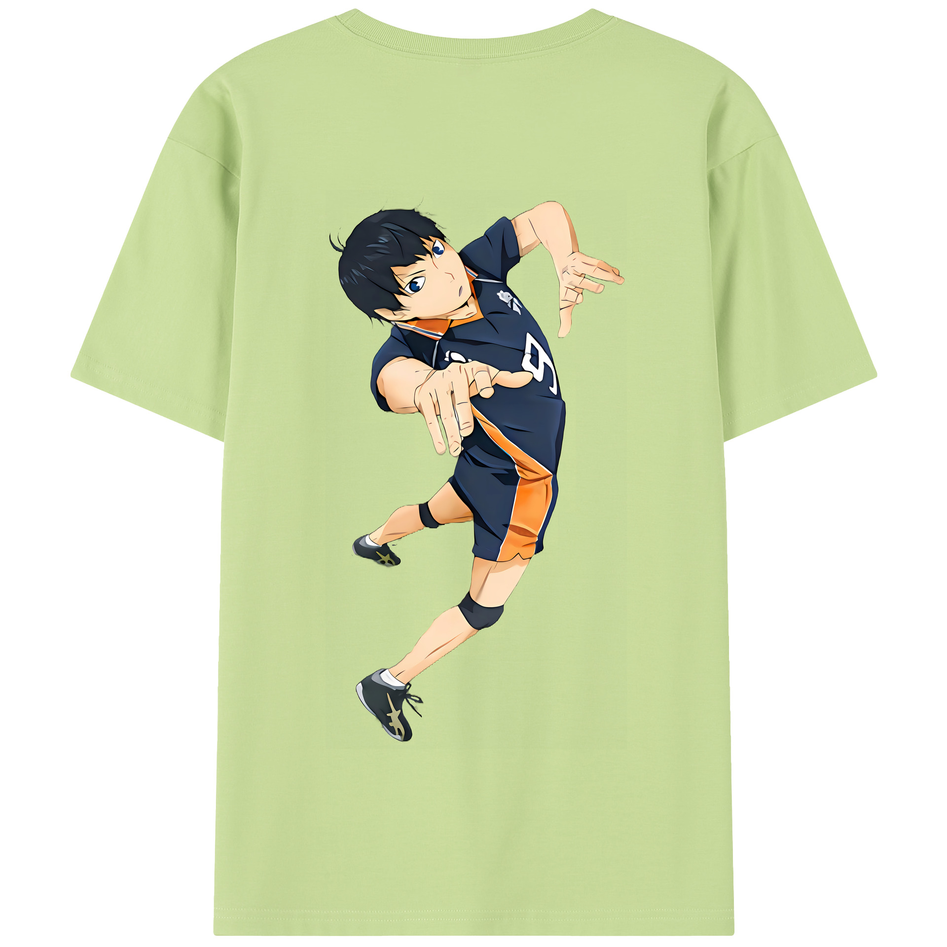 （画像用） ハイキュー!! Haikyu!! 綿100％半袖Tシャツ（背面プリント）